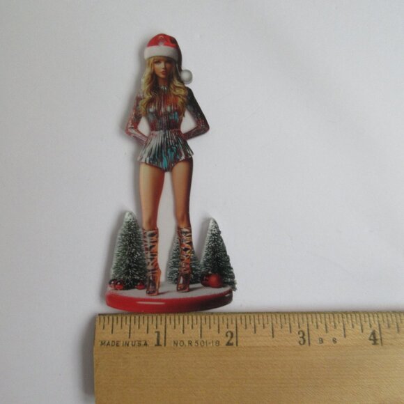 2D Taylor Christmas Tree Pendant Decor The Eras Tour Acrylic Decor NEW - Picture 4 of 7